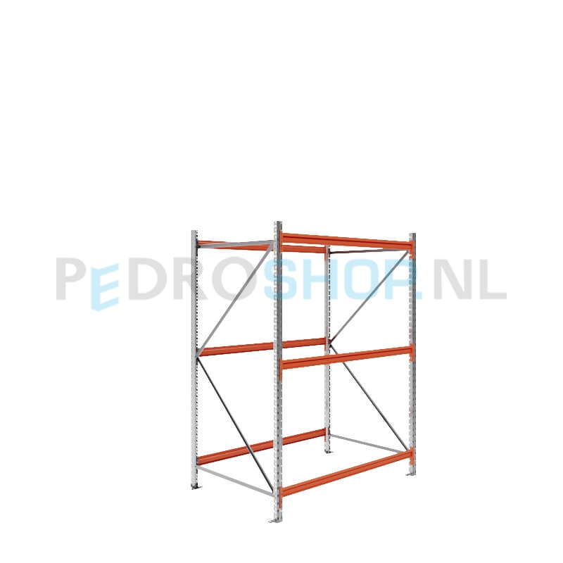 Grootvakstelling: 200cm (h) x 100cm (d) x 160.4cm (l) x 3 niveaus